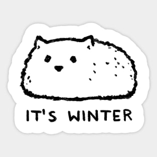 It's Winter Sticker